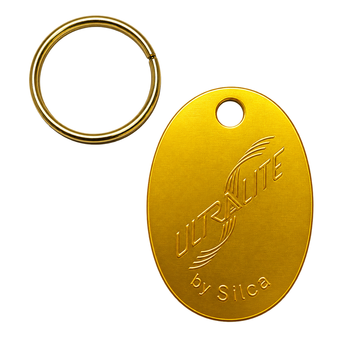 Schlüsselanhänger mit Gravur – Oval, Metall, verschiedene Farben