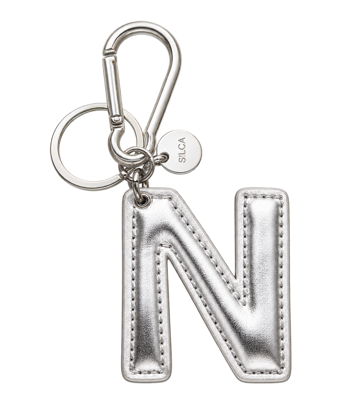 Schlüsselanhänger „N“ – Silber