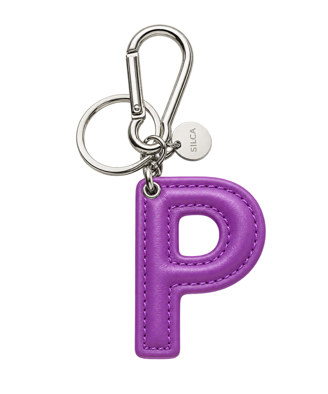 Schlüsselanhänger „P“ – Violett