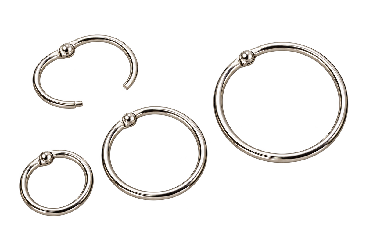 Silca aufklappbarer Schlüsselring 40 mm (VE: 50 Stück)