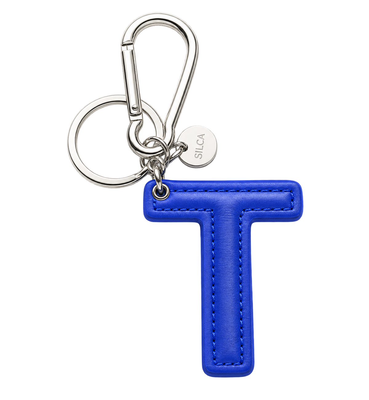 Schlüsselanhänger „T“ – Blau