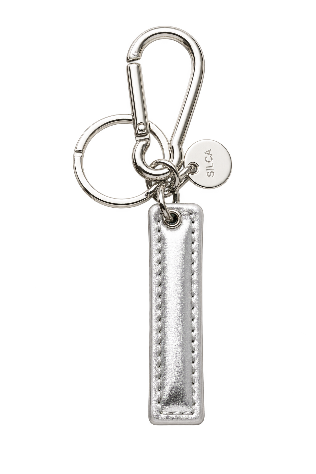 Schlüsselanhänger „I“ – Silber
