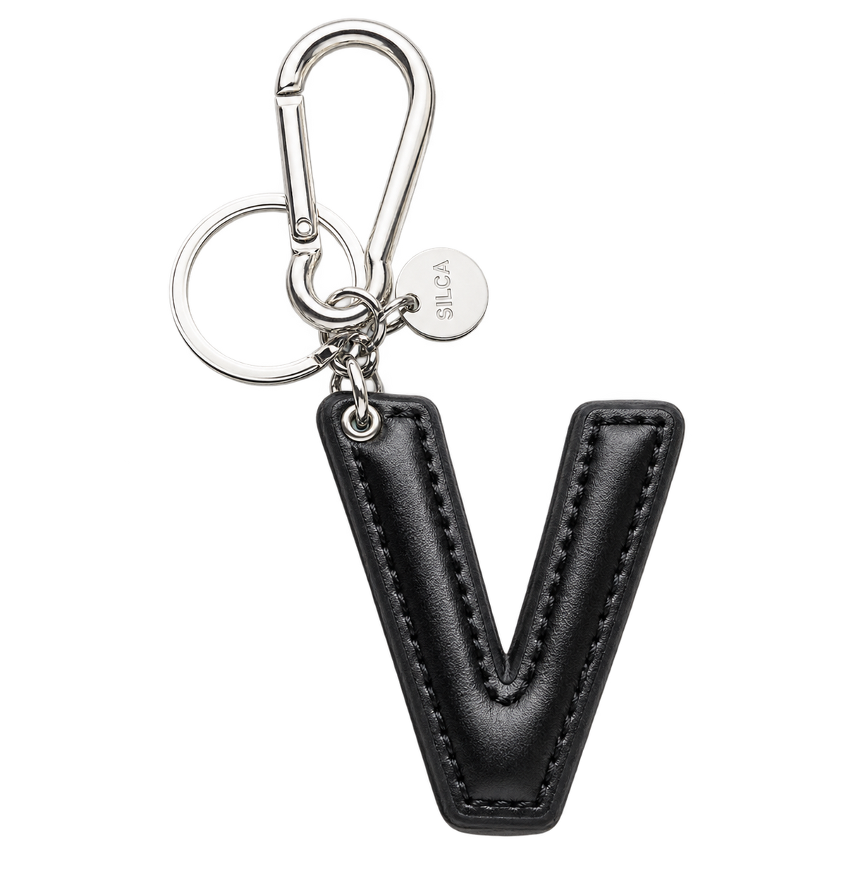 Schlüsselanhänger „V“ – Schwarz