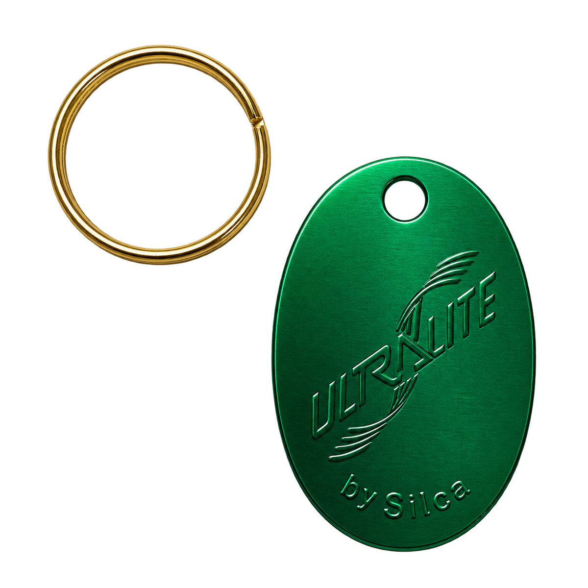 Schlüsselanhänger mit Gravur – Oval, Metall, verschiedene Farben