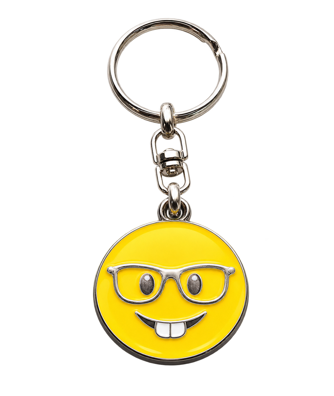 Emoji-Schlüsselanhänger – Nerd