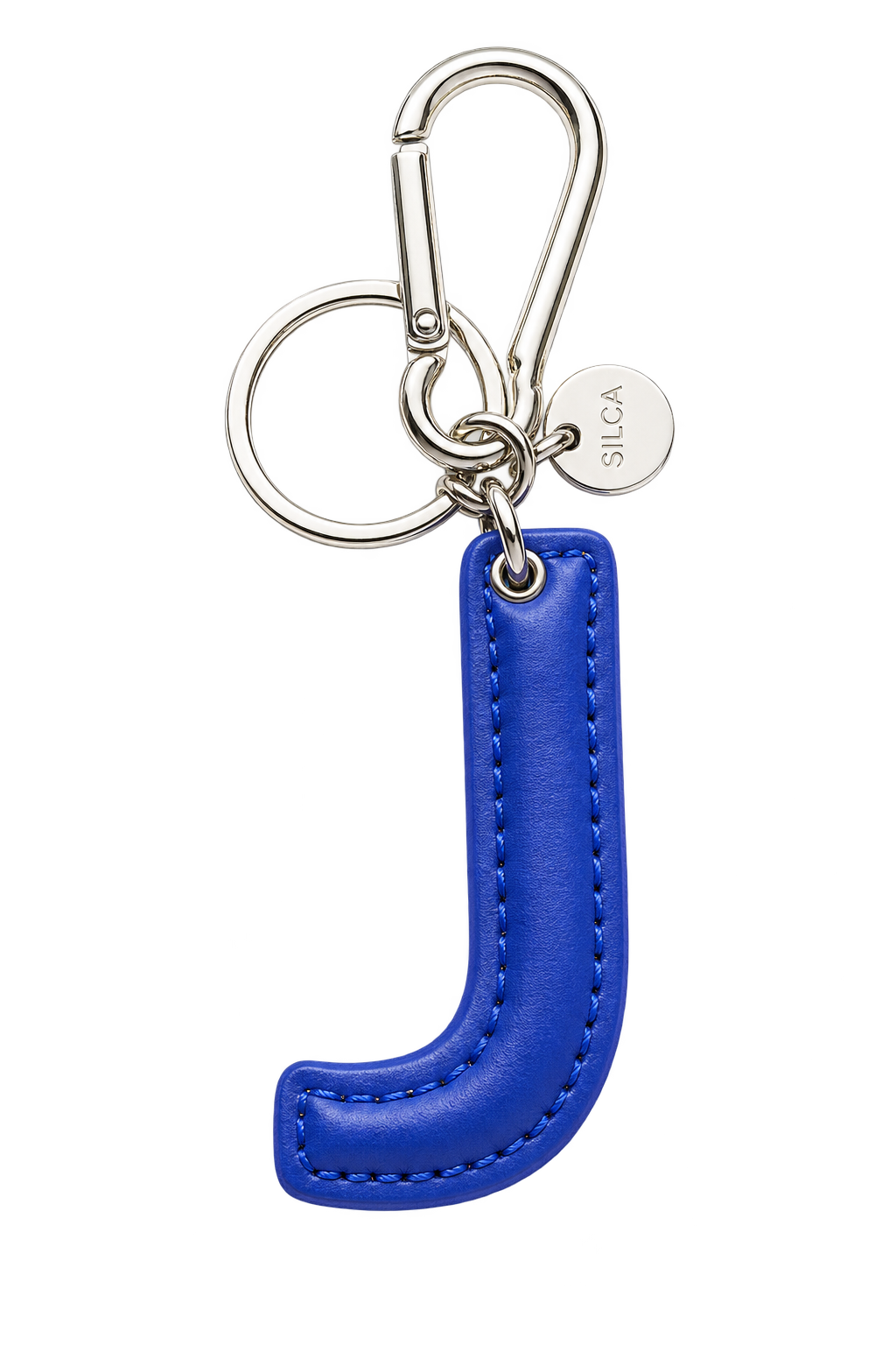 Schlüsselanhänger „J“ – Blau