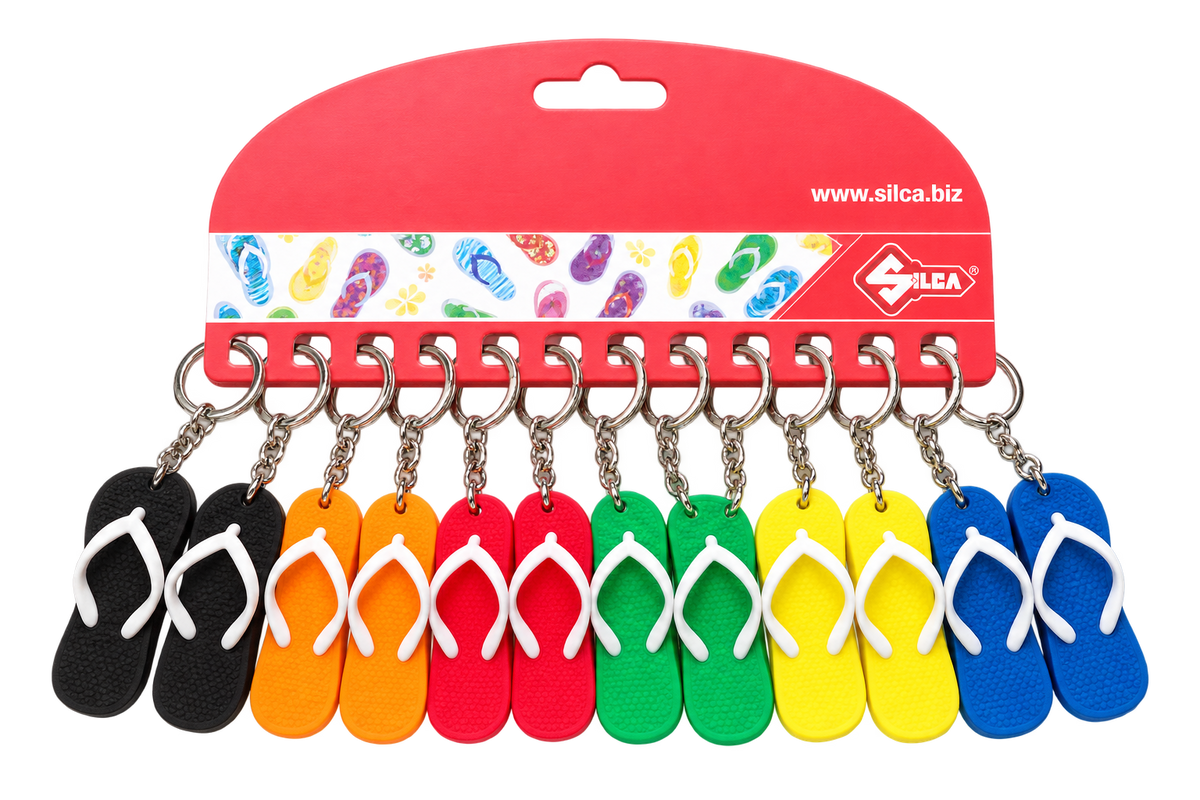 Schlüsselanhänger Flip-Flop – 6 verschiedene Farben