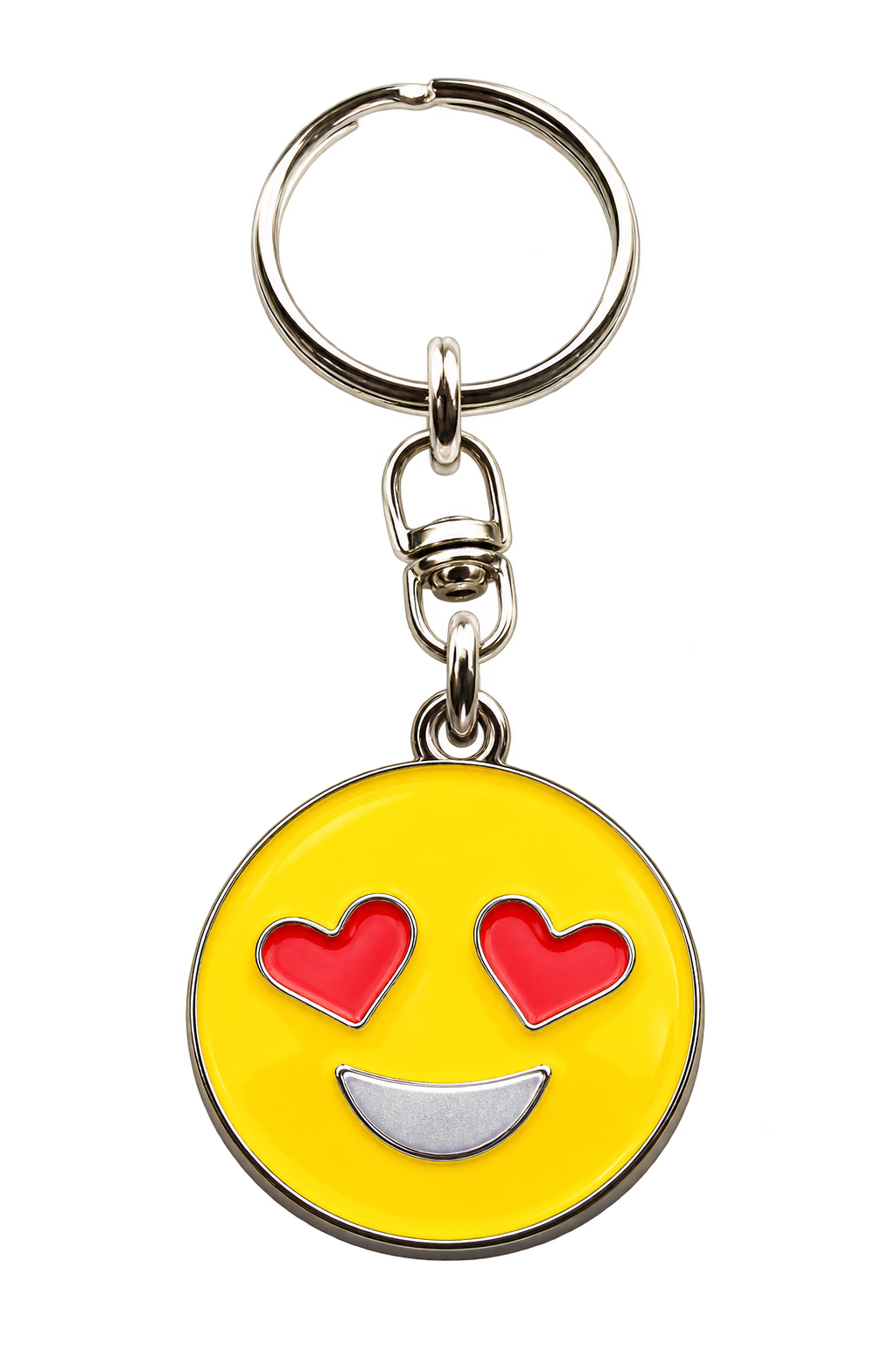 Emoji-Schlüsselanhänger – Herzaugen