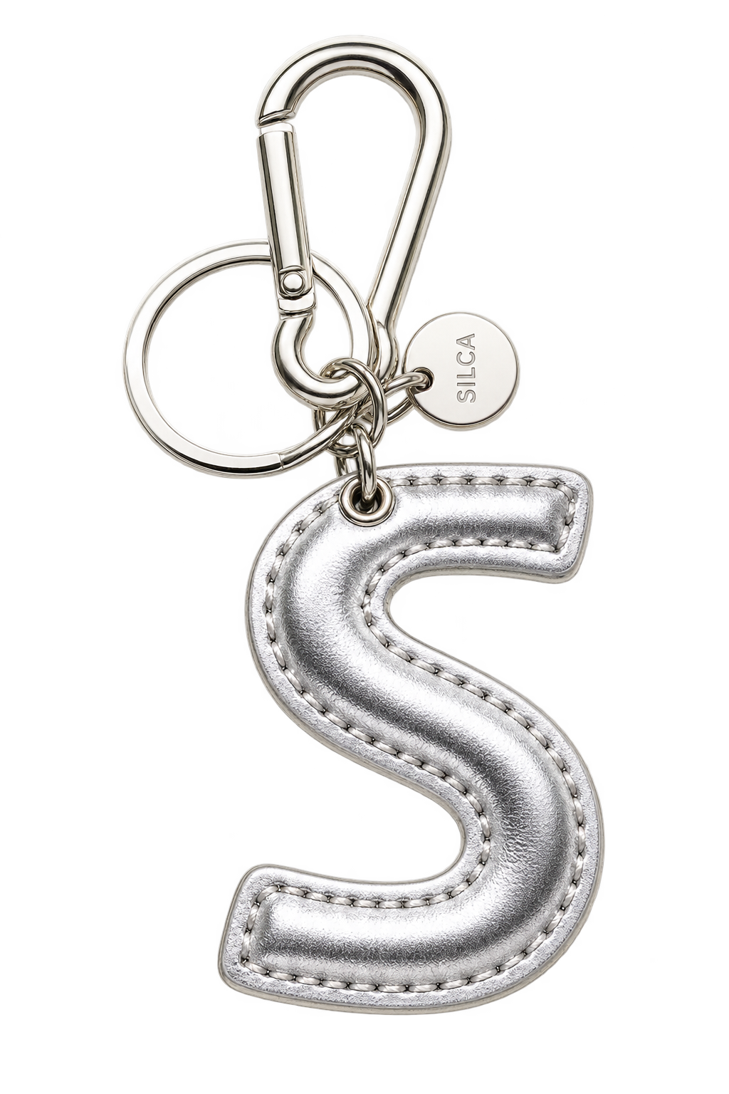 Schlüsselanhänger „S“ – Silber