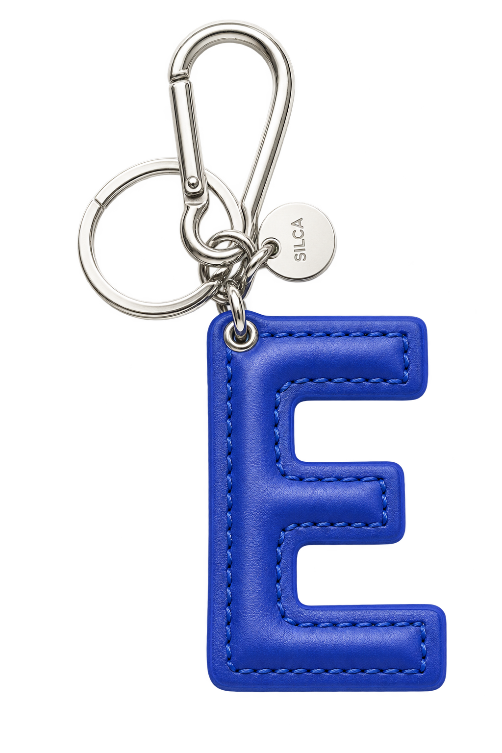 Schlüsselanhänger „E“ – Blau