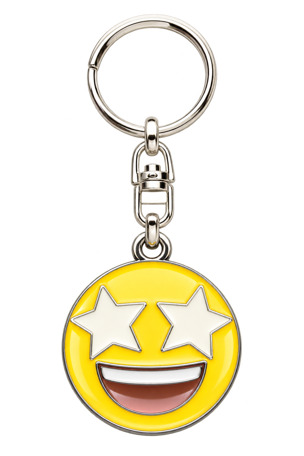 Emoji-Schlüsselanhänger – Sternenaugen