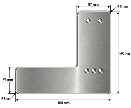 Abdeckung für Montageplatten
